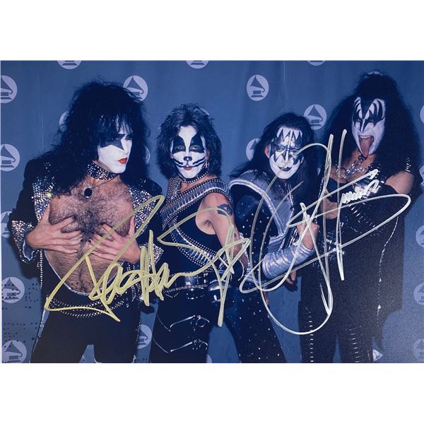 Autograph Signed KISS Photo