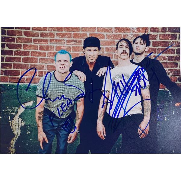 Autograph Signed Red Hot Chili Peppers Photo