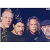 Image 1 : Autograph Signed Metallica Photo