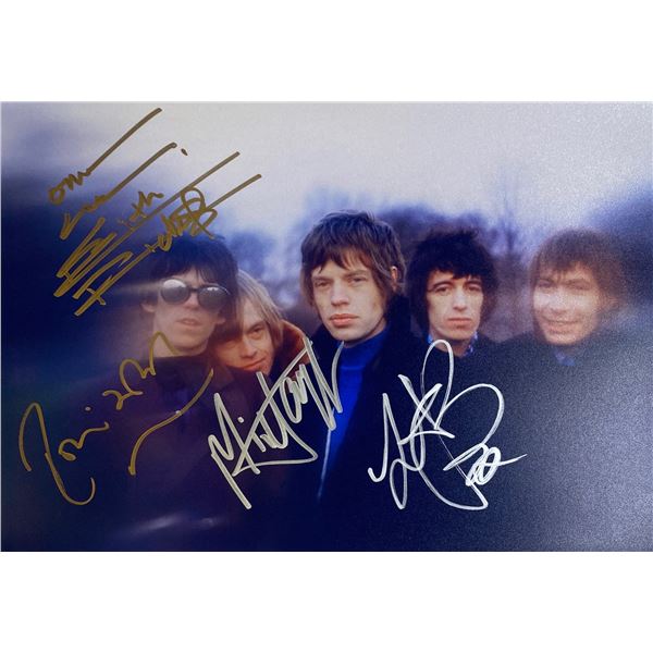 Autograph Signed Rolling Stone Photo