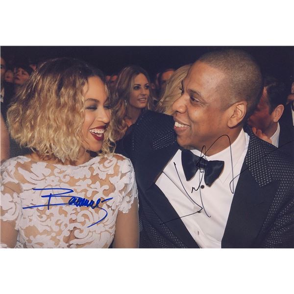 Beyonce Jay Z Photo Autograph Signed