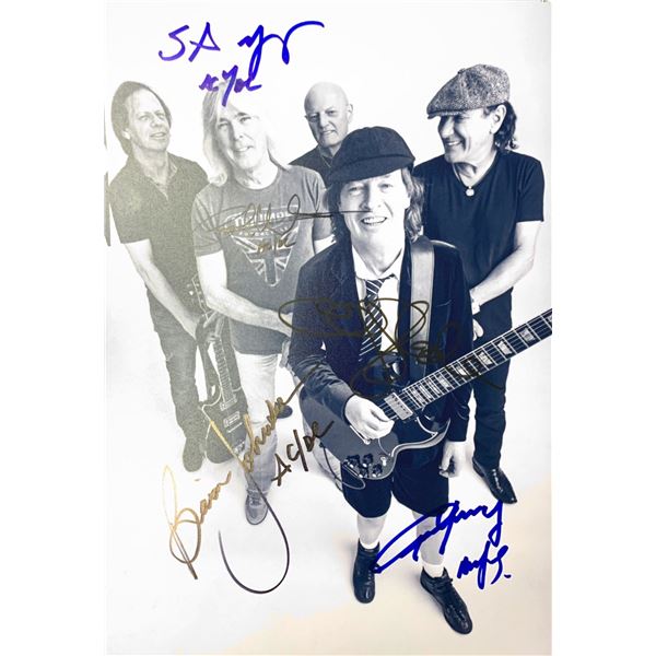 Autograph ACDC Photo