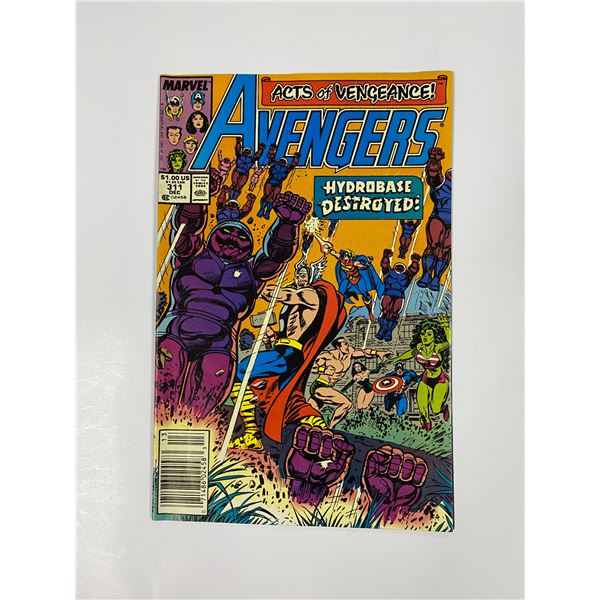 Avengers 311 Vintage Comic Book