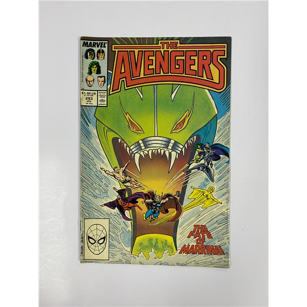 Avengers 293 Vintage Comic Book