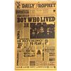 Image 1 : Autograph Harry Potter Newspaper Poster