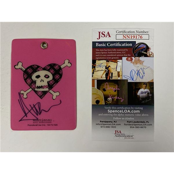 Autograph Avril Lavigne Card Pouch