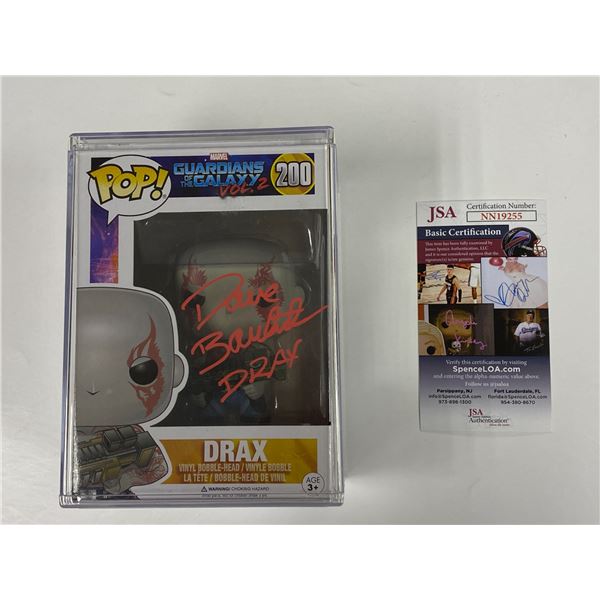 Autograph Dave Bautista Funko Pop