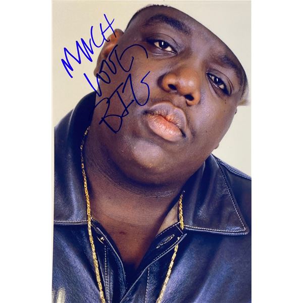 Autograph Notorious B.I.G. Photo