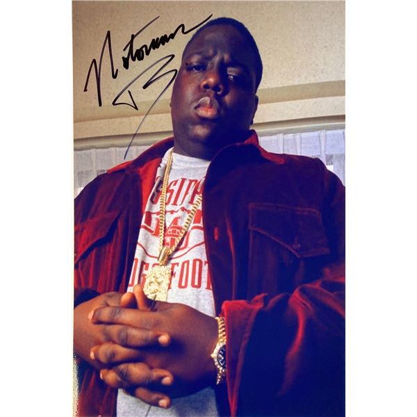 Autograph Notorious B.I.G. Photo