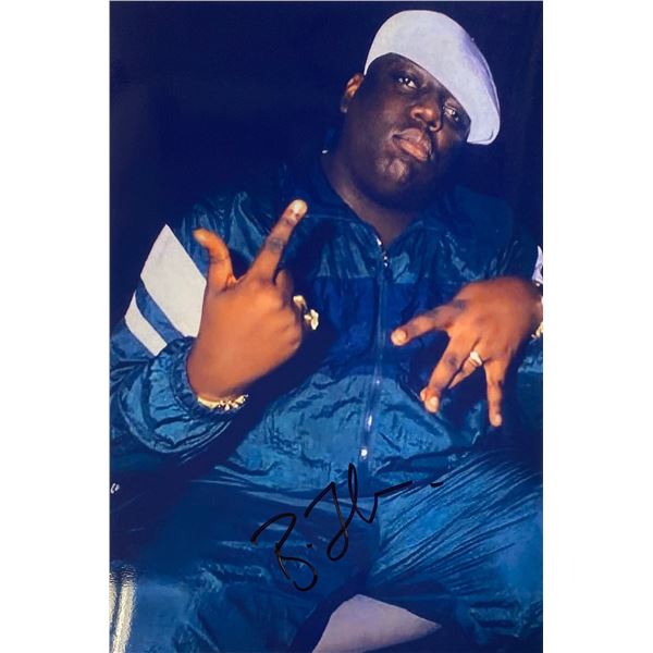Autograph Notorious B.I.G. Photo