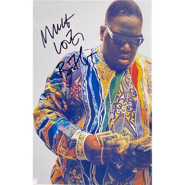 Autograph Notorious B.I.G. Photo
