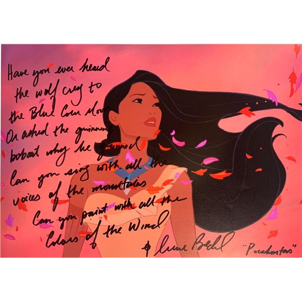 Autograph Pocahontas Photo