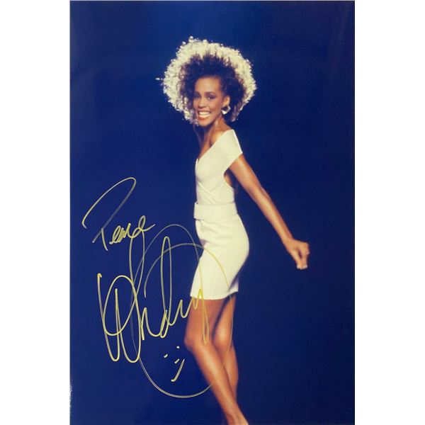 Autograph Whitney Houston Photo