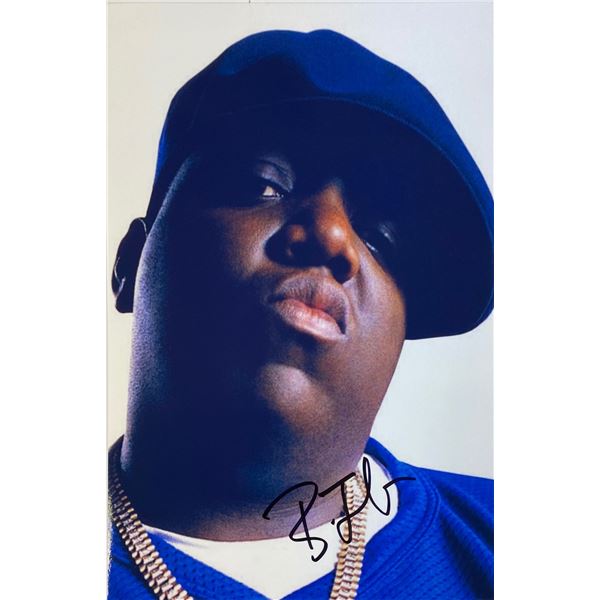 Autograph Notorious B.I.G. Photo