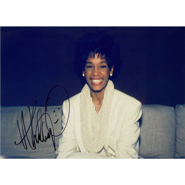 Autograph Whitney Houston Photo