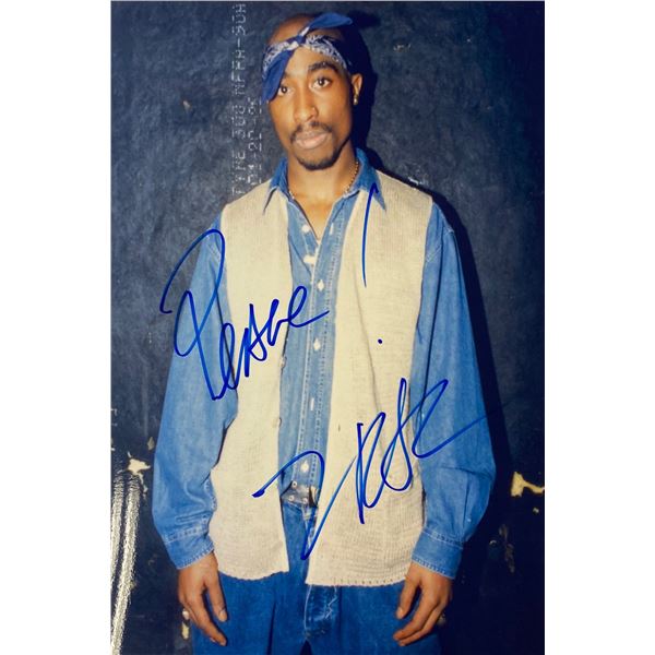 Autograph Tupac Photo