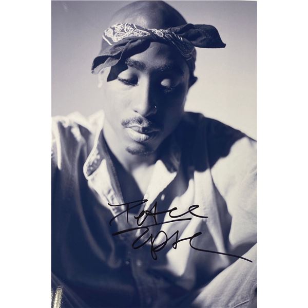 Autograph Tupac Photo