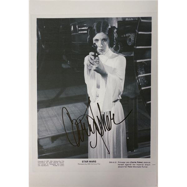 Autograph Star Wars Photo Card