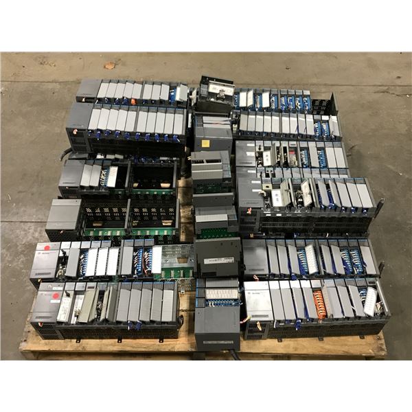 Lot of Allen Bradley Rack and Modules
