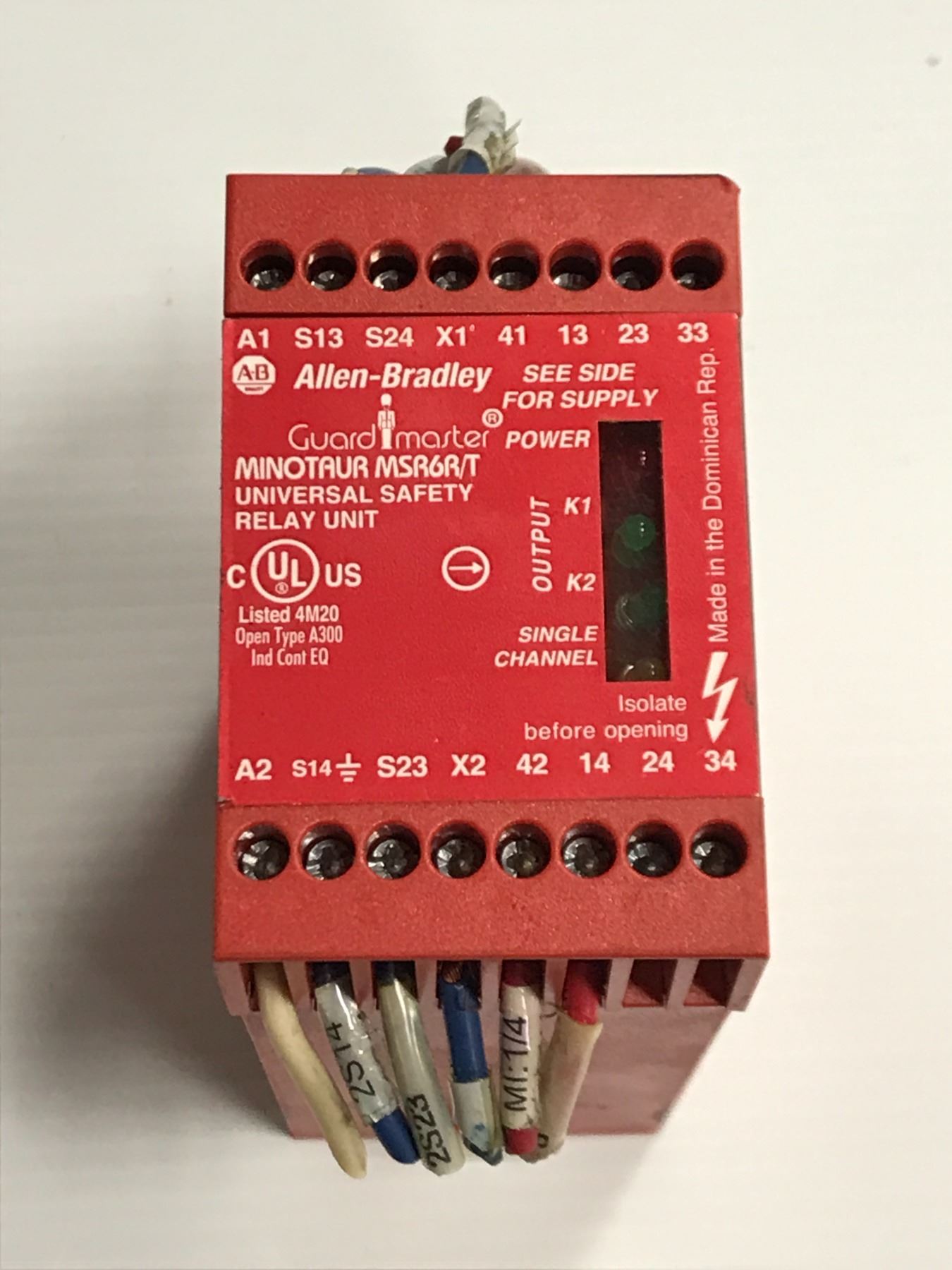 Allen Bradley #MSR6R/T Safety Relay