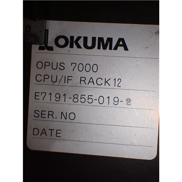 Okuma # OPUS 7000 CPU/IF Rack 12 With Cards