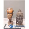 Image 1 : Carved Wooden Busts