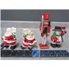 Image 10 : Candy Dishes, Snowmen, & Santa Decor
