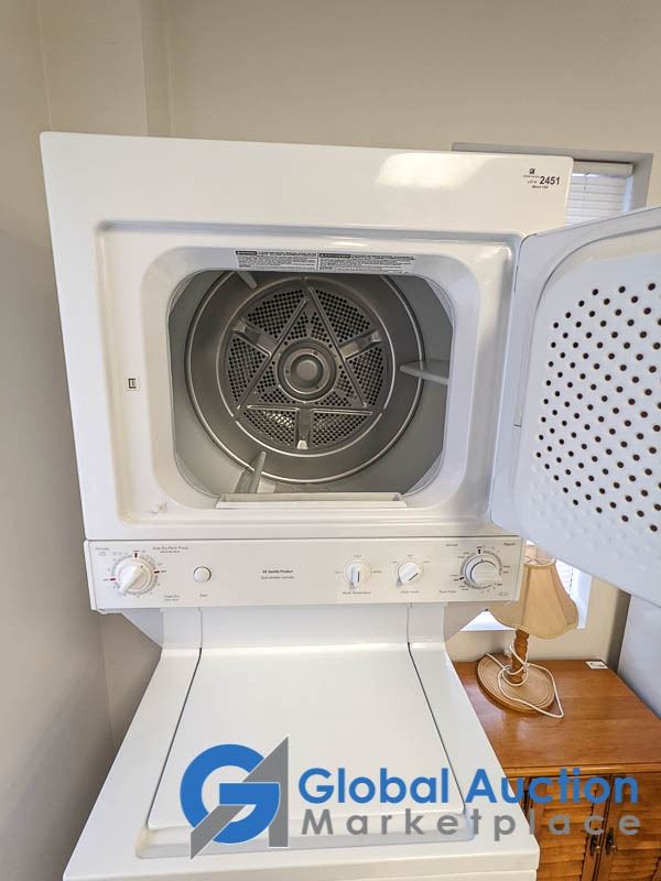 **GE SpaceSaver Stackable Washer/Dryer Combo - Working