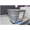 Image 1 : Galvanized Wash Tub