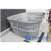 Image 2 : Galvanized Wash Tub