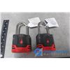 Image 1 : (2) Bolt Pad Locks BID PRICE X2 - GM Key