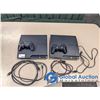 Image 1 : (2) PS3 Consoles & (2) Parts Controllers - 1 Console Boots, 1 Doesn't Power On