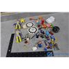 Image 1 : Assorted Toy Parts - Ghostbusters, Mario, Lego, View Master Slides, etc