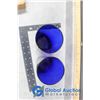 Image 3 : (6) Blue Glass Water Glasses