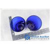 Image 7 : (6) Blue Glass Water Glasses
