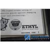 Image 8 : (2) Framed Ethyl Advertisments
