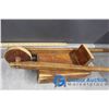 Image 5 : Vintage Miniataure Wooden Wheelbarrow