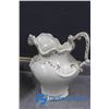 Image 7 : Ceramic Pitcher and Basin Set and Wash Basin