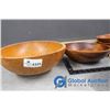 Image 4 : (12) Baribou-Maid Canada Wooden Bowls - Various Sizes
