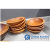 Image 6 : (12) Baribou-Maid Canada Wooden Bowls - Various Sizes