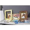 Image 1 : (6) Assorted Framed Pictures - (2) Extra Frames