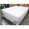 Image 4 : **Queen Mattress & Boxspring w/Metal Bedframe