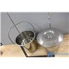 Image 2 : (2) Metal Pails - One with Lid