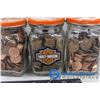 Image 8 : Canadian Motor Product Mini Glass Jars of Pennies