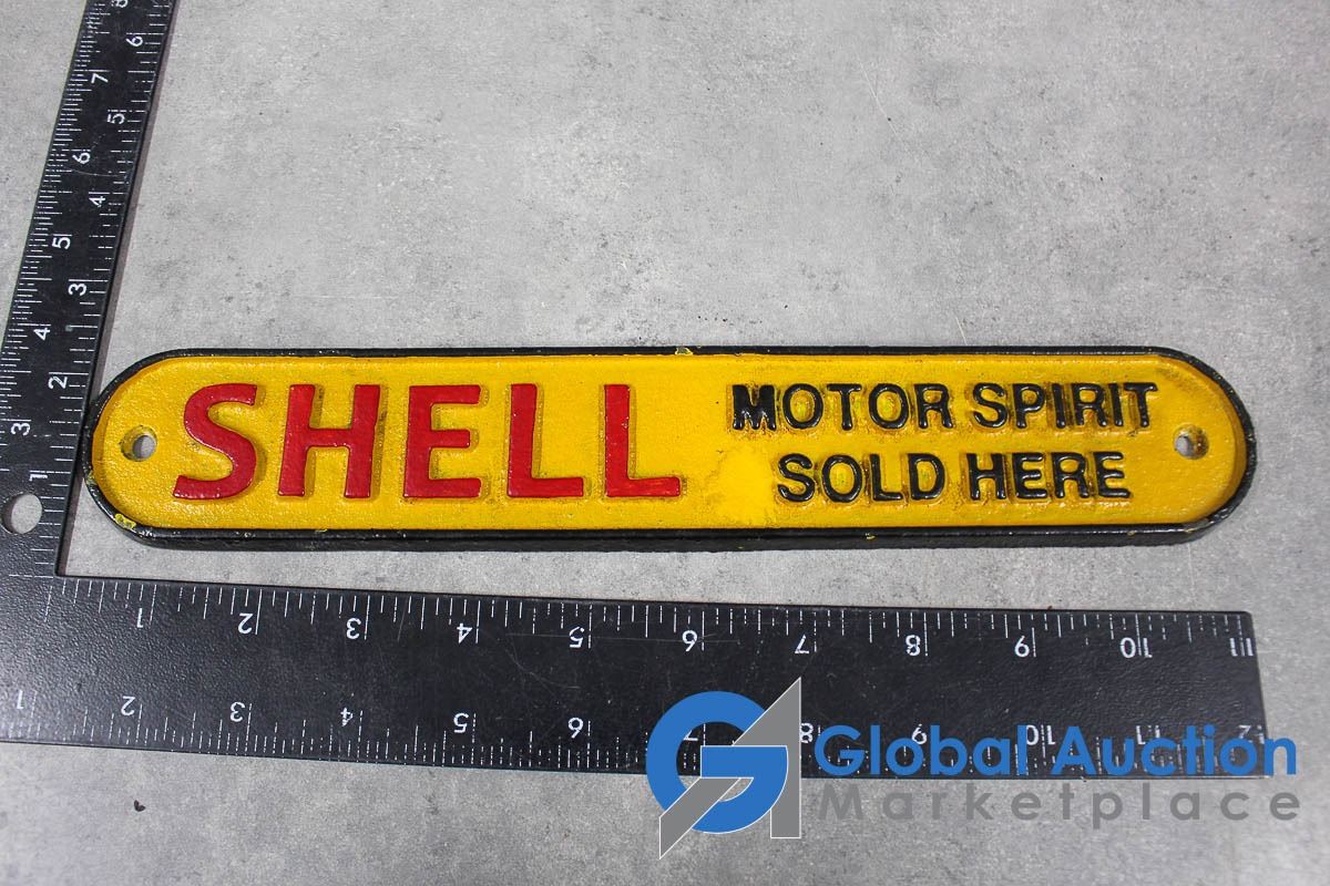 Shell Fantasy Cast Iron Small Oil Stand Sign
