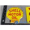Image 2 : (2) Shell Pump Plates Fantasy Porcelain Signs