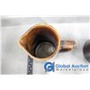 Image 11 : (3) Brown Ceramic Pitchers