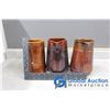 Image 12 : (3) Brown Ceramic Pitchers