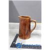 Image 2 : (3) Brown Ceramic Pitchers