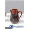 Image 3 : (3) Brown Ceramic Pitchers